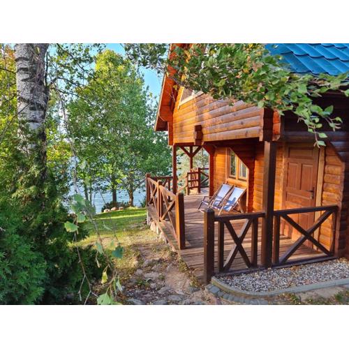 Domek Mazury Max nad jeziorem w Rynie