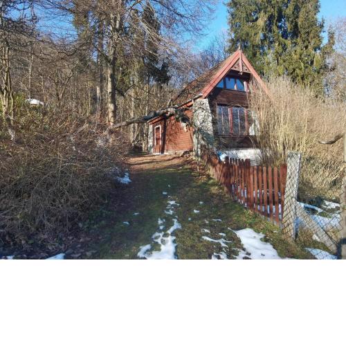 Domek Samotnia w ogrodzie