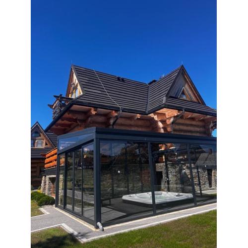 Domek w Białce z JACUZZI w ogrodzie