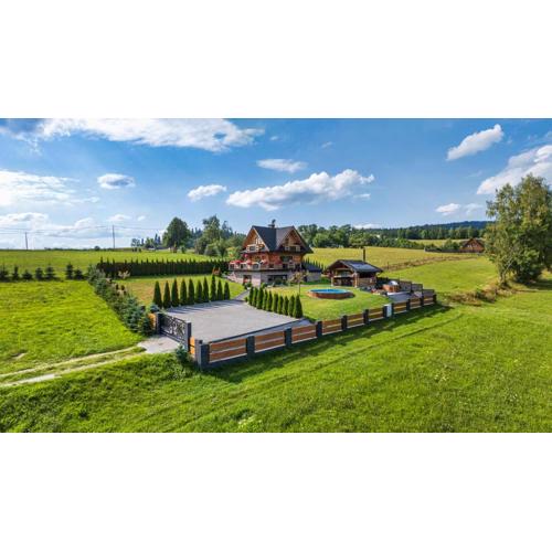 Domek w górach DeLuxe sauna,jacuzzi,basen,hot tub-Nowy Targ blisko Białka ,Zakopane