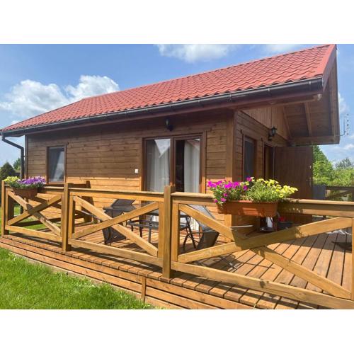 Domki caloroczne z antresola Przytulisko na Mazurach