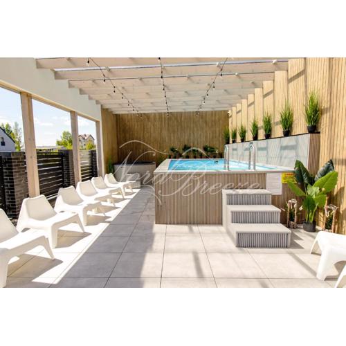 Domki Nord Breeze z podgrzewanym basenem i jacuzzi