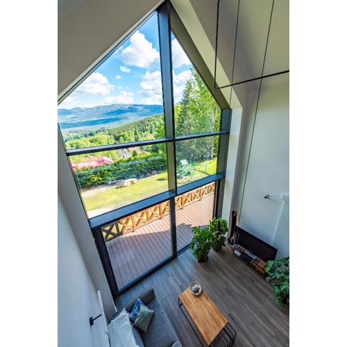 Dwupoziomowy, luksusowy Apartament Platinum - Sunny Slope Szklarska Poręba, Sauna, widok, ogród, taras, 3 łazienki, 2 do 8 osób