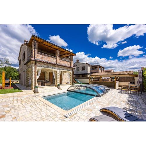 E-villa Vintage Istria with heated and covered pool
