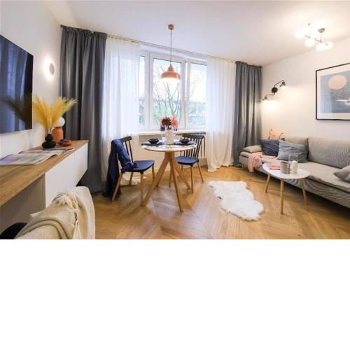 ECRU Designer Studio with Bedroom near Old Town WWA56