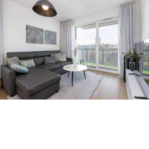 Elegancki Apartament w Centrum Gdańska z Klimatyzatorem i Parkingiem by Renters Prestige