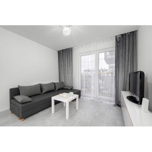 Eleganckie i Stylowe Studio z Balkonem w Sosnowcu by Noclegi Renters