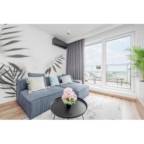 Elegant Apartment with Air-Conditioning near Łódź Fabryczna by Renters Prestige