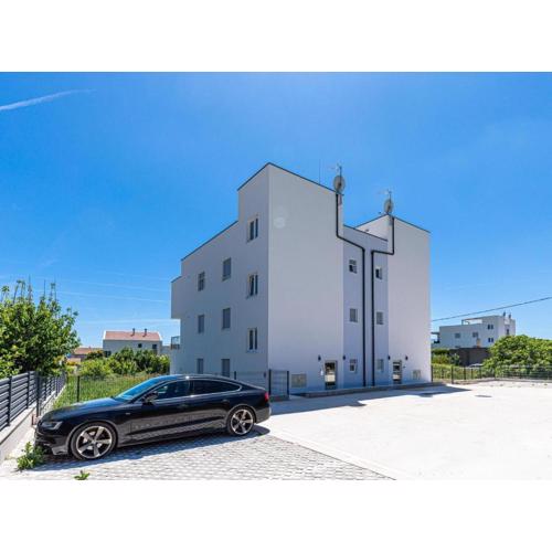 Elegant Kastel Novi Apartment with Sea View Balcony