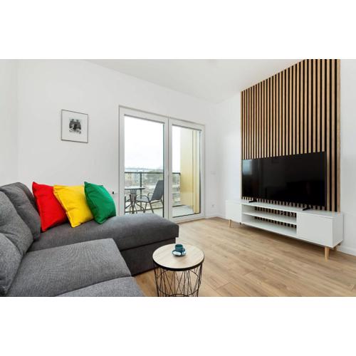 Family Apartment with Parking near Brzeźno Beach by Noclegi Renters