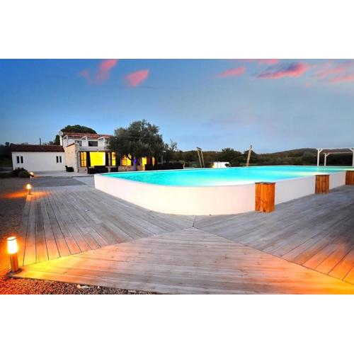 Ferienhaus mit Privatpool für 12 Personen ca 250 qm in Rovinj-Cocaletto, Istrien Istrische Riviera
