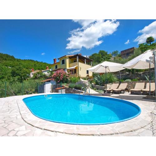 Ferienhaus mit Privatpool für 6 Personen ca 85 qm in Rabac, Istrien Bucht von Rabac
