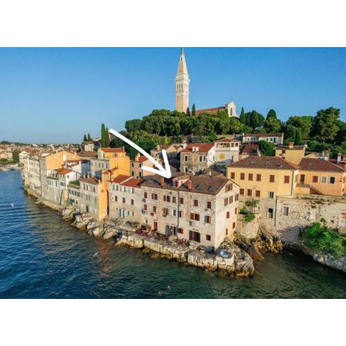 Ferienwohnung in Rovinj mit Terrasse und Meerblick