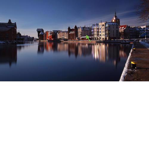 Gdansk Old Town River View