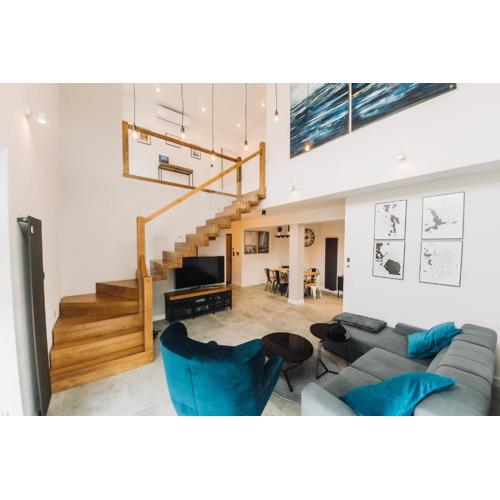 Giżycko Soft Loft - Apartament dwupoziomowy z klimatyzacją