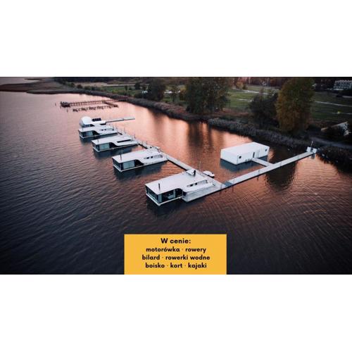 Grand HT Houseboats - domki na wodzie - sauna, jacuzzi, kominek