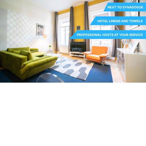 Great Synagogue Apartment, 2 separate bedrooms, 5 guests, Fast Wifi,AC