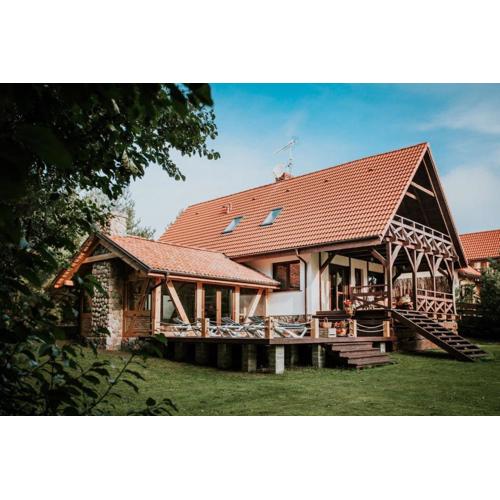 Gustaw-Mazury - Całoroczny dom nad jeziorem Kalwa