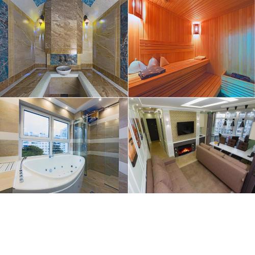 Hammam , big Jacuzzi ,Sauna , 2 bedroom , Khrechatik