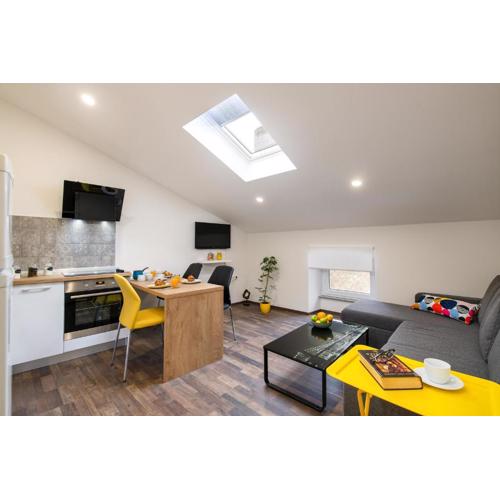 Hana - attic apartment in city center