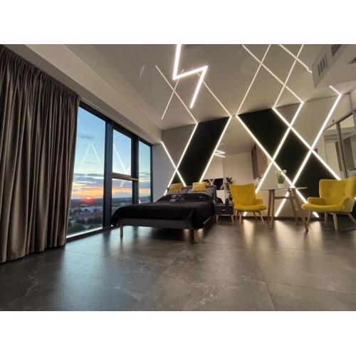 Hanza Tower - SCANDIA Apartment, 16 Floor, Sunset View