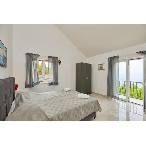 Holiday apartment in Saplunara with sea view, balcony, air conditioning, WiFi 5197-3