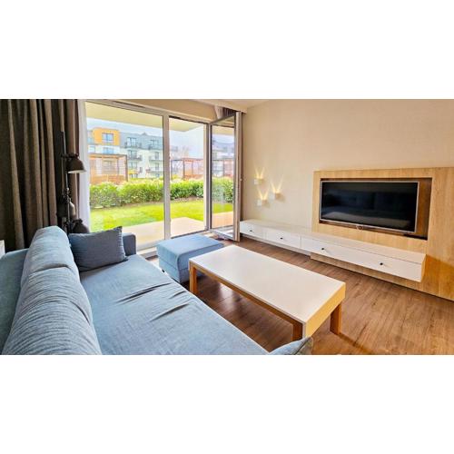 HOLIDAY HOME Bel Mare 109b z tarasem i ogródkiem