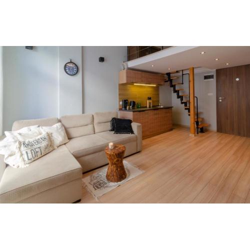 Holiday Home LOFT z antresolą i balkonem przy plaży