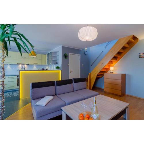 Holiday Home Neptun 12 dwupoziomowy, 2 łazienki, 2 sypialnie, balkon