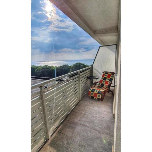 Holiday Home SLAVIA NEW 408 z sypialnią i balkonem przy plaży