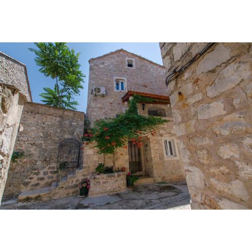 House Stone house in center