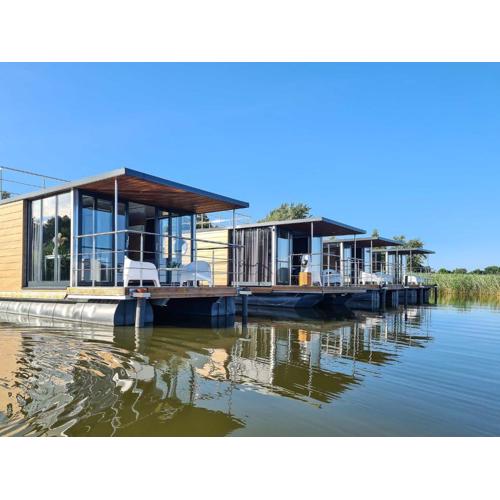 Houseboat in azy by Lake Jamno and Sea