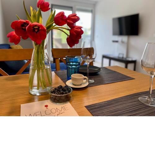 Iris Appartement in Hévíz mit Tiefgarage und Panoramaaussicht