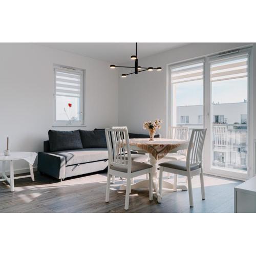 Jak u siebie w domu. Apartament w nowej dzielnicy.