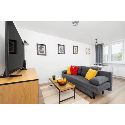 Jasny i Funkcjonalny Apartament w Bielsku-Białej z Jedną Sypialnią by Noclegi Renters