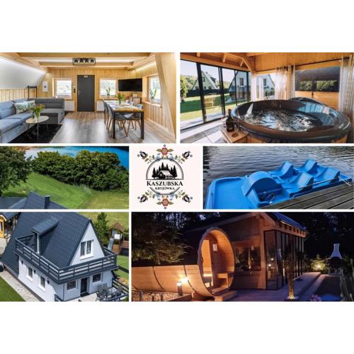 Kaszubska Kryjówka - Komfortowy 8 osobowy Domek w sercu Kaszub - Jacuzzi, Sauna, Rowerek Wodny, Jezioro, Las, Salon Gier!