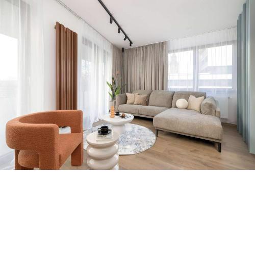 Klimatyzowany Apartament Blisko Parku w Krakowie z 3 Sypialniami, Wanną i Parkingiem by Renters Prestige