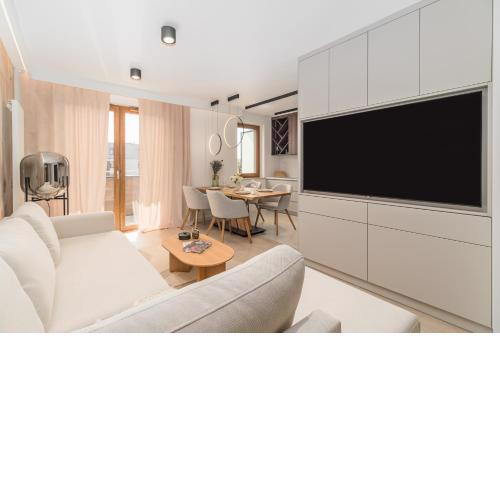 Kraków Prestige Suites - 61m2, Parking, Balcony, Workspace, AC - by Rentujemy