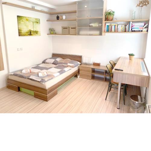 Krásný apartmán u lesa, trolejbus do centra a BVV, parkování zdarma