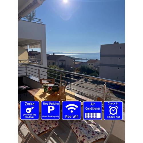 Kroatien Adria Makarska Riviera Ferienwohnung mit 3 Schlafzimmer