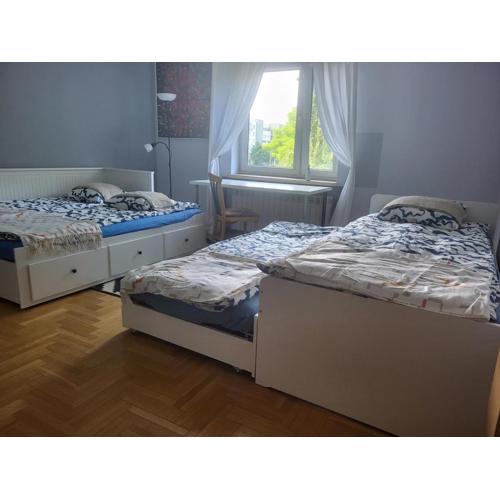 Large room with wardrobe space