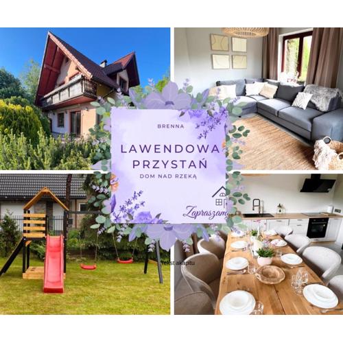 LAWENDOWA PRZYSTAŃ - dom nad rzeką - Brenna, 10 osób, ogród, plac zabaw