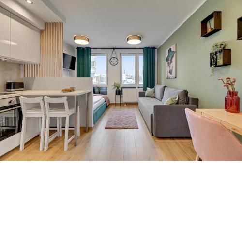 Lion Apartments- Comfy Studio w centrum Gdańska z parkingiem