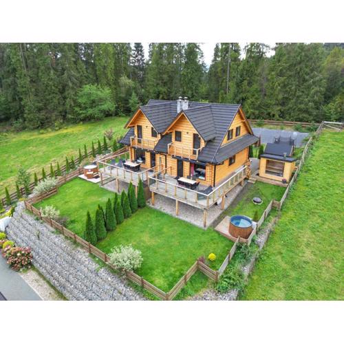 LK Resort Łapsze domy z prywatną balią i sauną