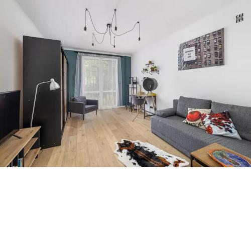 Loft 1-Bedroom Apartment in Green Mokotów WWA87