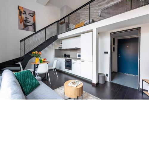 Loft spacious apartments in Prague