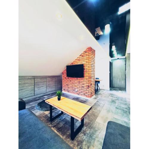 Loftowy Apartament w centrum Mikołajek