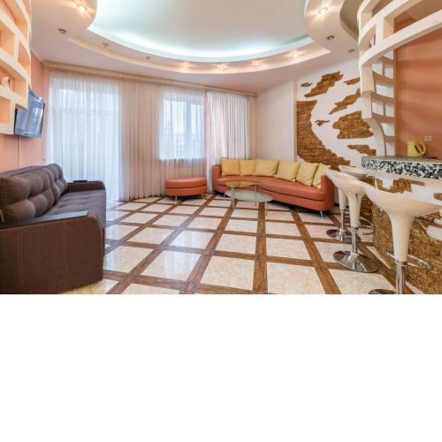 Lux near Most City with panoramic windows