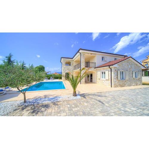 Luxury five stars villa with pool, near beach - by TRAVELER tourist agency Krk - ID 2140