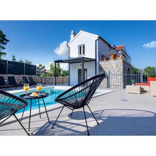 Luxury Krk Villa with Private Pool and Gardens